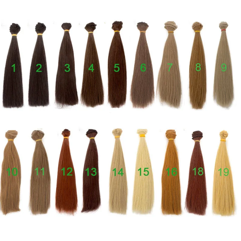 Волосы для шарнирных кукол 20 шт./лот см | Игрушки и хобби