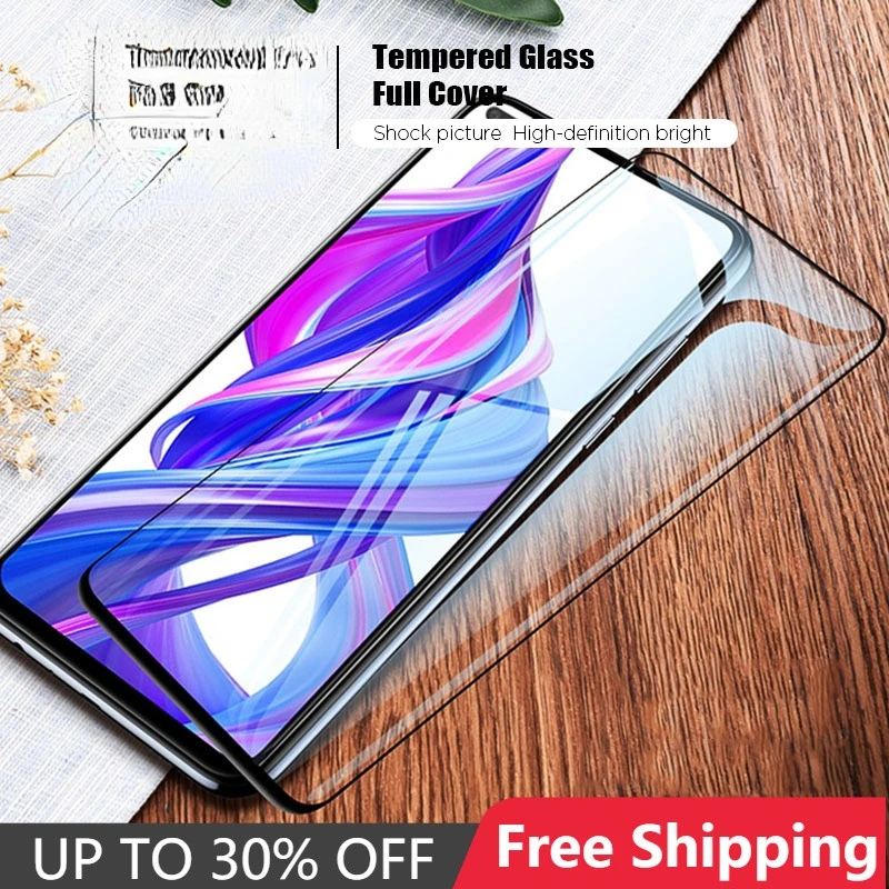 

9D Safety Film Tempered Glass for Huawei Honor 10 9 Lite 9X 10i Protective Glass for Honor 20 Pro 20i 20S Screen Protector
