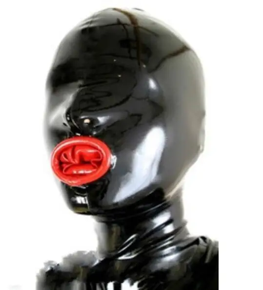 Латексная Маска для презервативов латексная маска капюшона| |