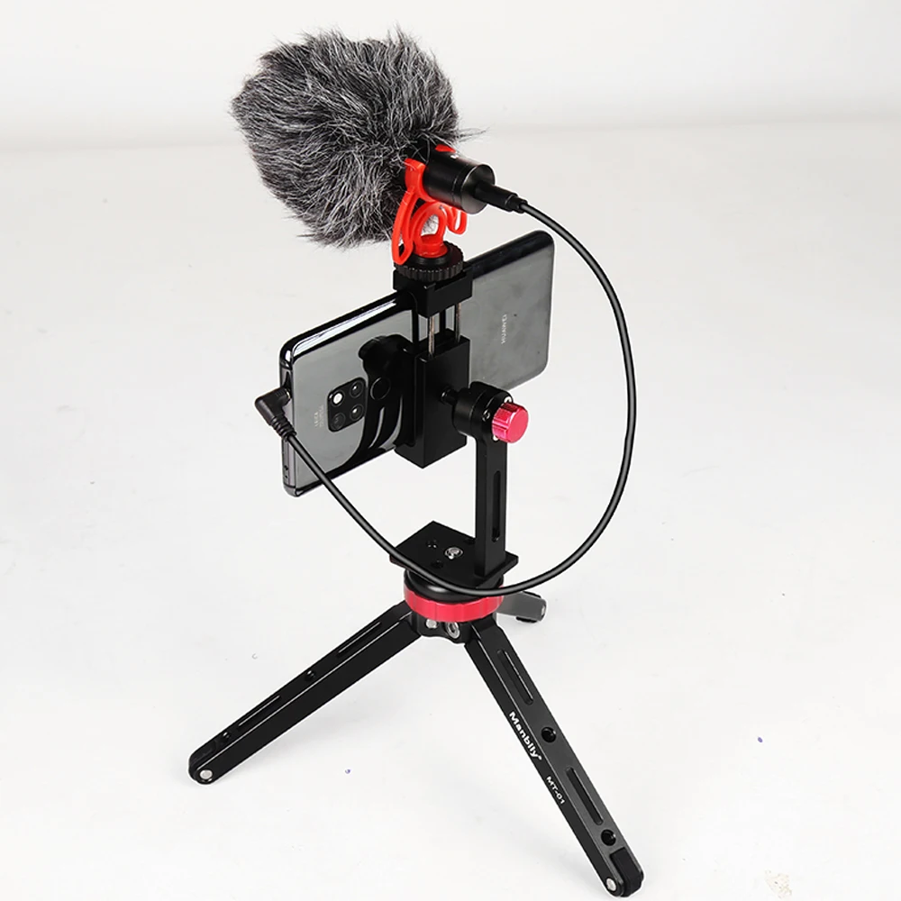 Установите фотоаппарат видеомикрофон микрофон для Zhiyun Smooth 4 DJI OSMO DSLR камера iPhone7 X