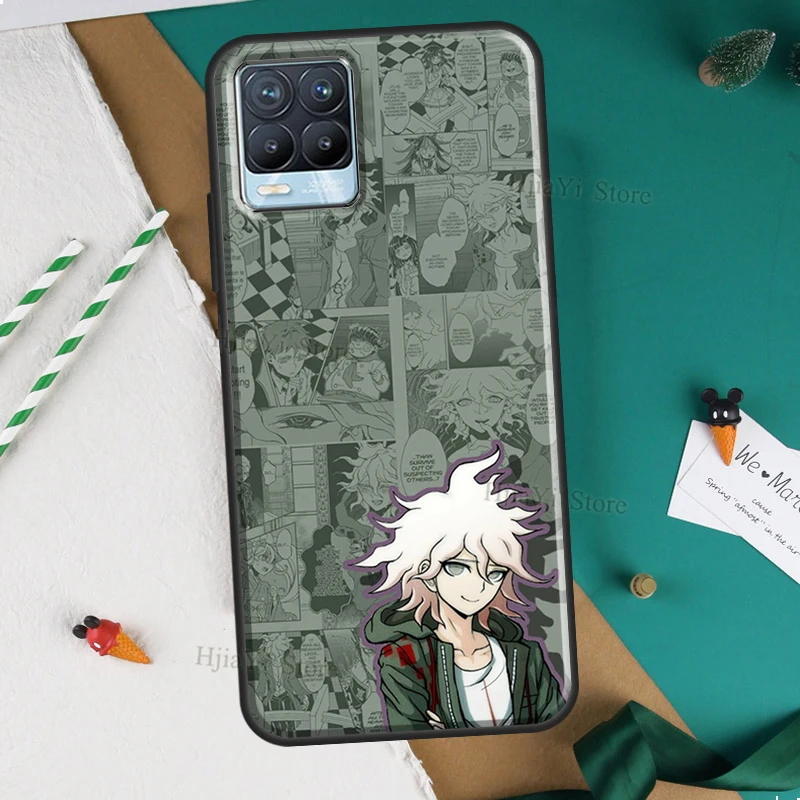 danganronpa character for realme gt neo 2 master 8 pro c3 c21 8i 9i phone case for oneplus 9 pro 10 8t 9r nord2 free global shipping