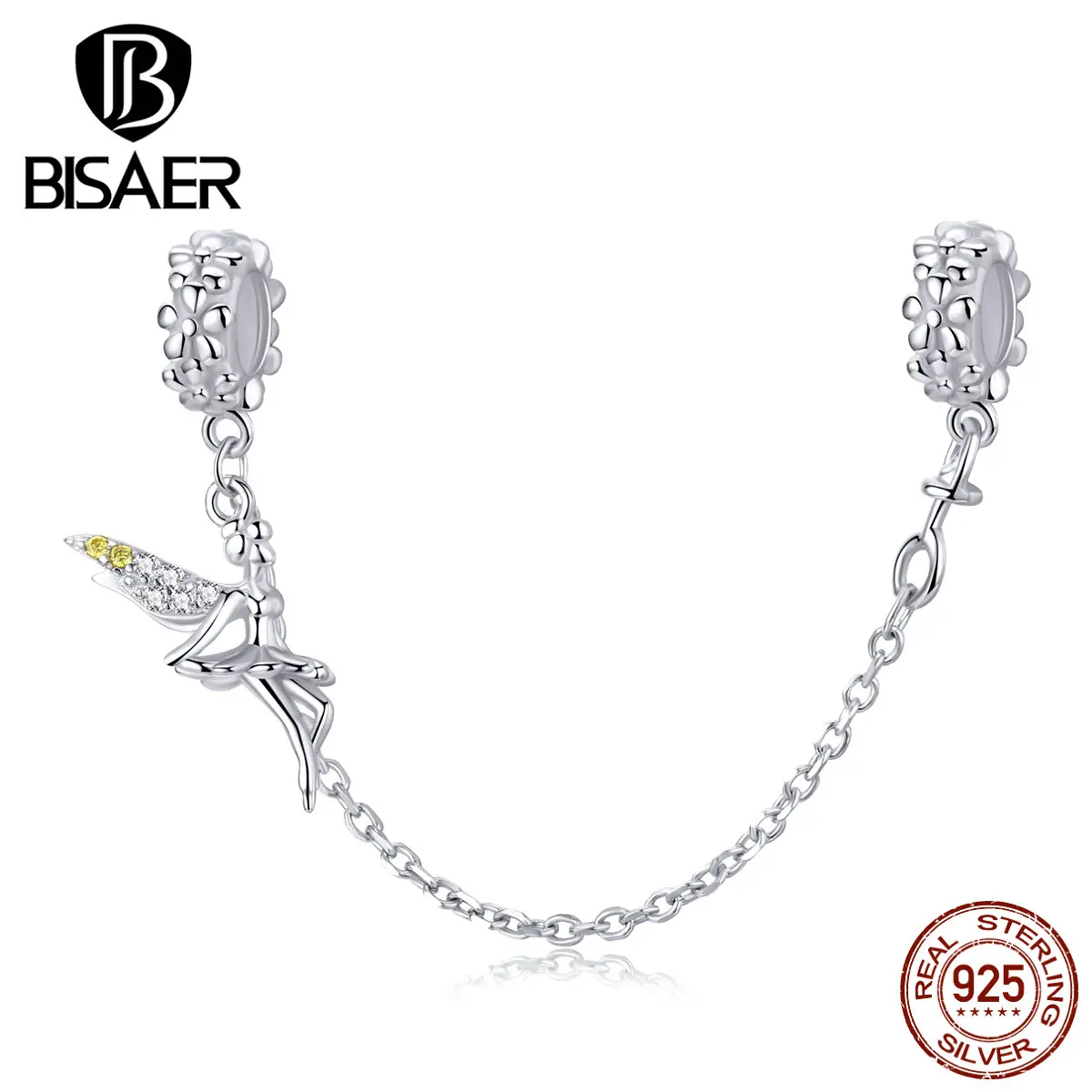 Сказочные Подвески BISAER, Стерлинговое Серебро 925 пробы, Лесная фея, бусины, Подвески, подходят для шармов, браслеты из серебра 925, ювелирные изделия, аксессуары ECC1278