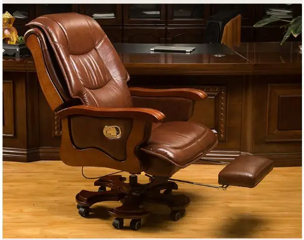 Стул Boss из натуральной кожи может лежать массажное кресло с большим