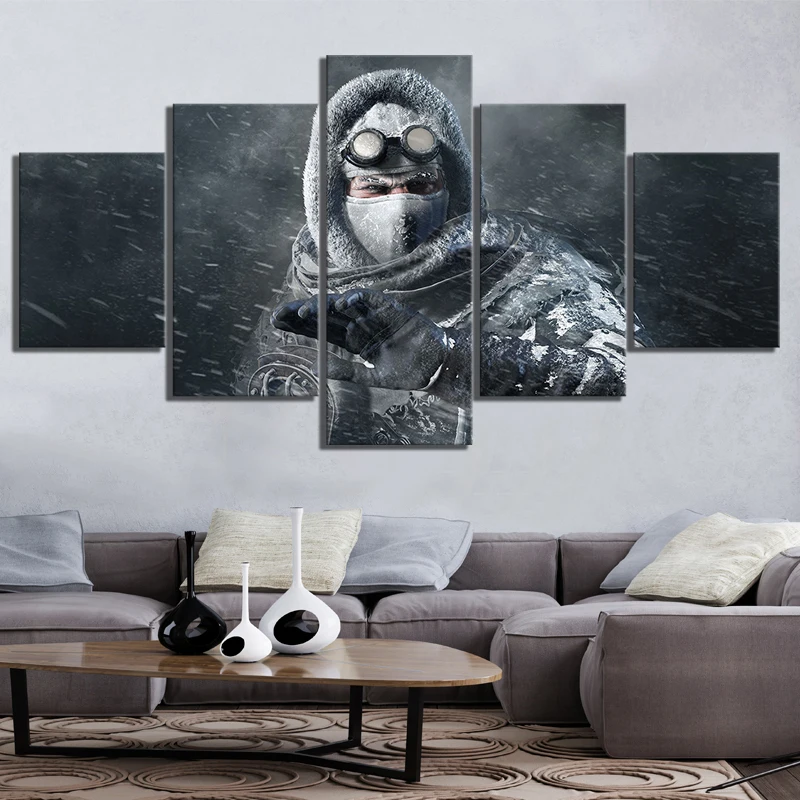 5 шт. игры Художественная печать в стиле Frostpunk художественный постер солдатские