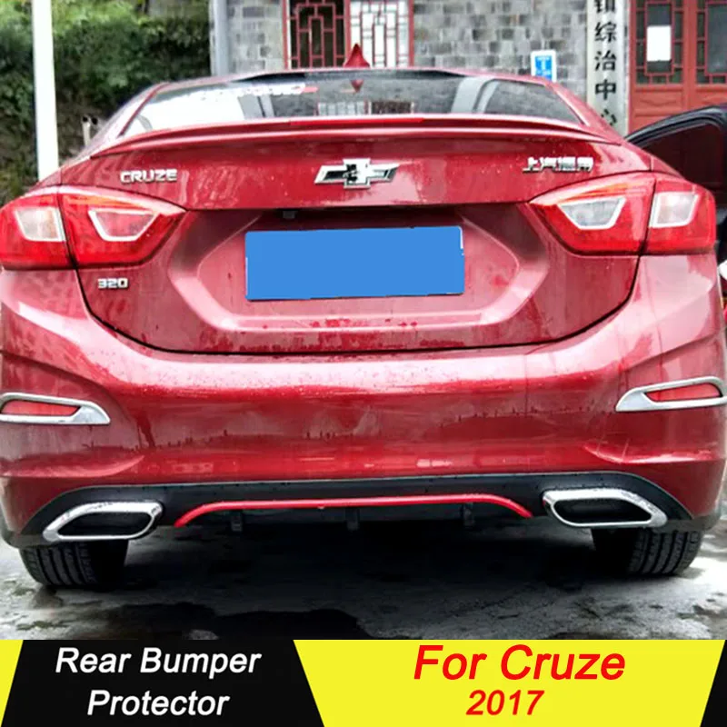Диффузор заднего бампера, защитные бамперы для Chevrolet Cruze, АБС-пластик, автомобильный бампер, защита, защита, накладка на бампер