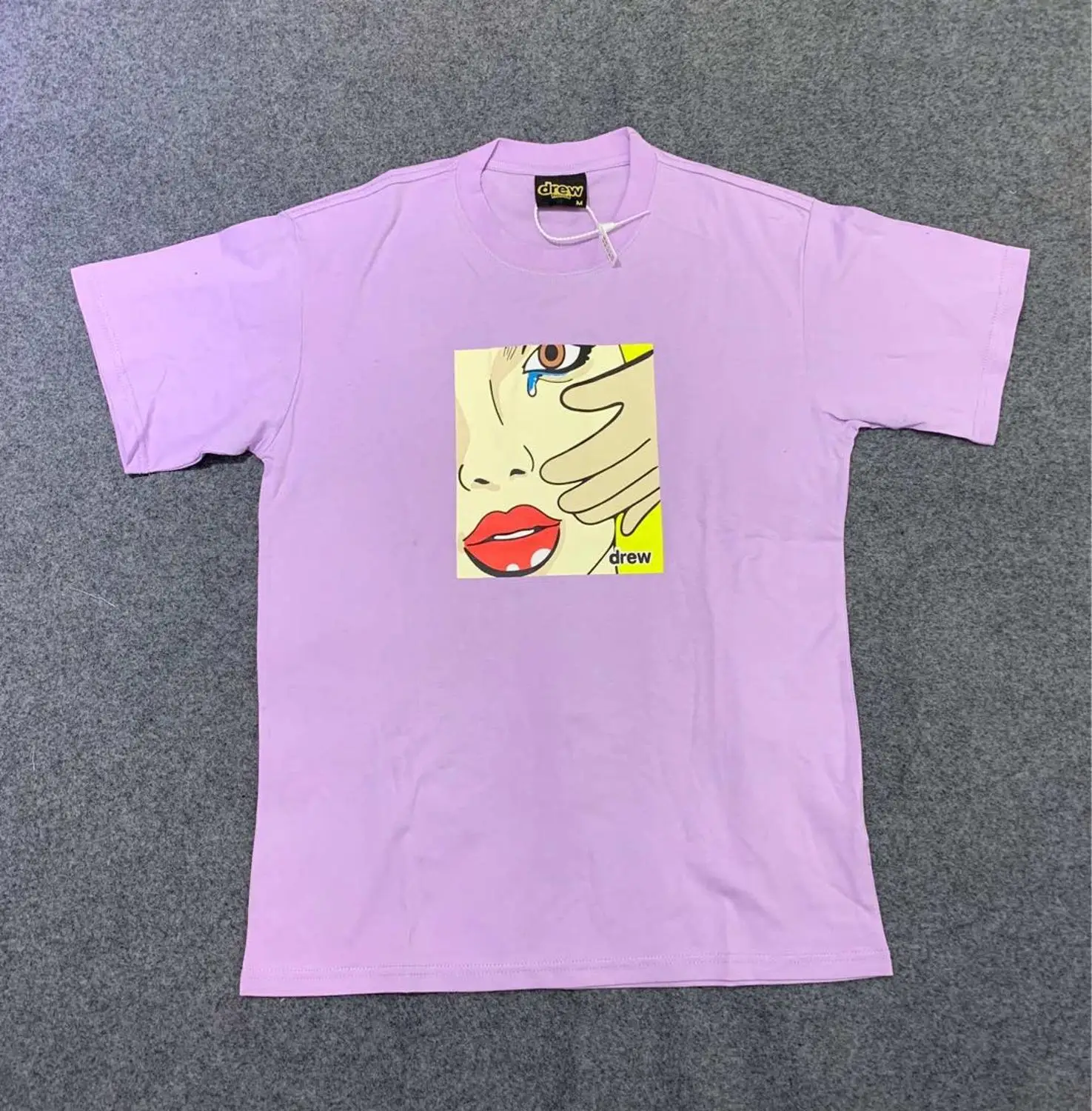 KANYE CPFM. XYZ w. W. C. D. Футболка с коротким рукавом и принтом смайлика из мультфильма граффити для мужчин и женщин, футболка с круглым вырезом, уличная одежда, пуловер, футболка - Цвет: pic color20