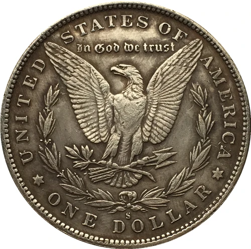 

1890-S USA Morgan Dollar coins COPY