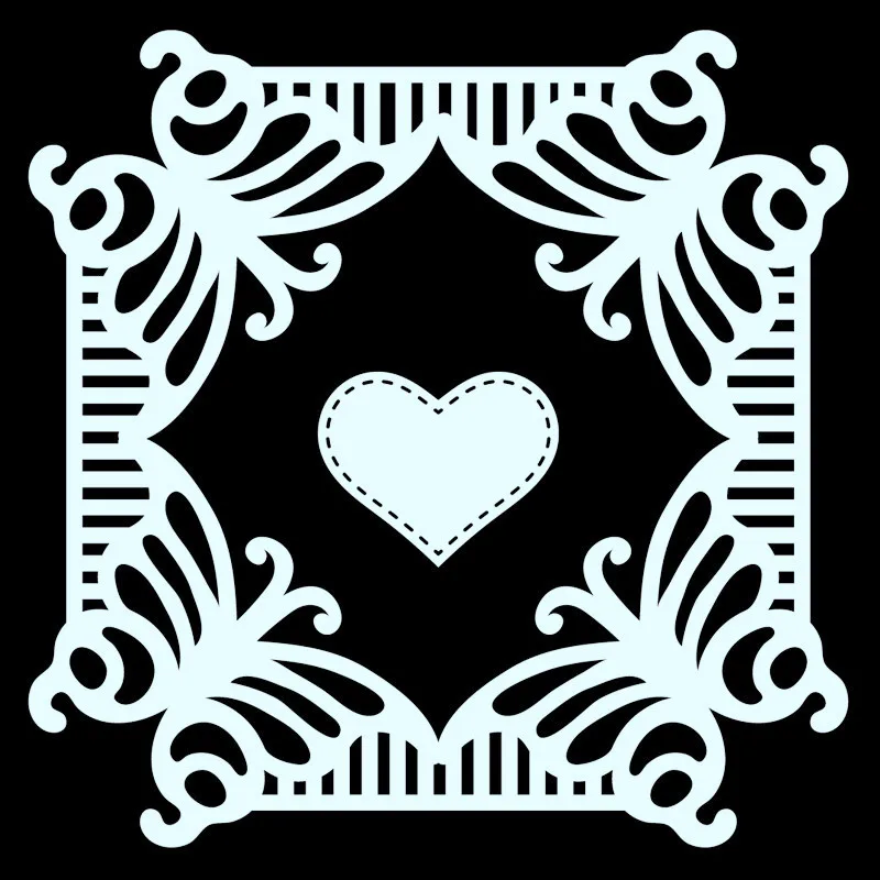 InLoveArts бабочка угловая высечка металлические высечки Скрапбукинг Новый 2019