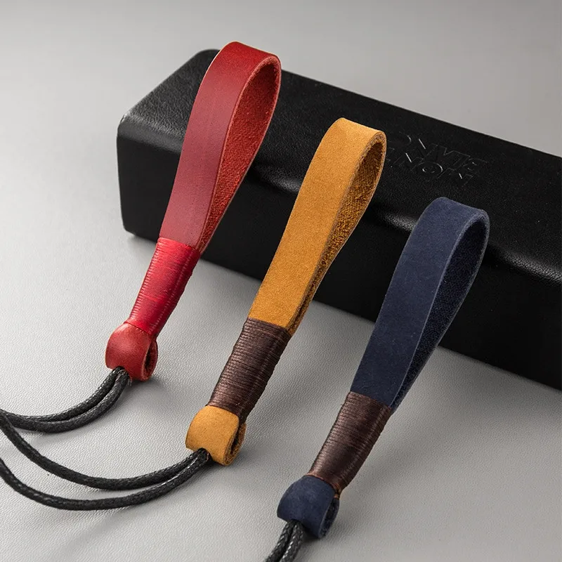 Брелок ручной работы из натуральной кожи для автомобиля подвеска ключа с