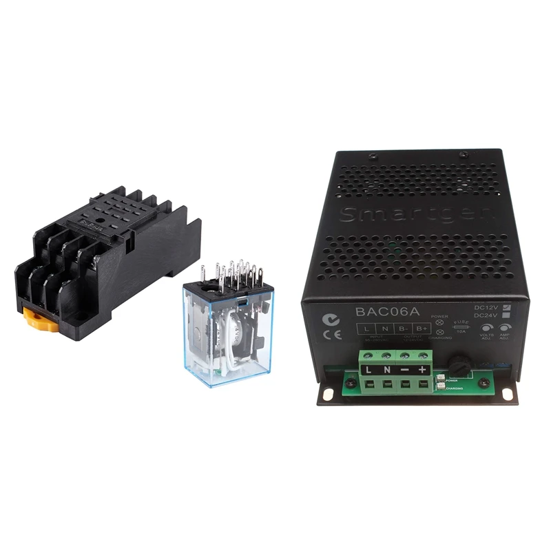 

1 Pcs MY4NJ DC 24V Coil Power Relay & 1 Pcs Generator Charger