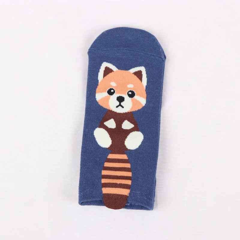 Новинка осени 2019 детские носки с мультяшным животным принтом модные короткие для