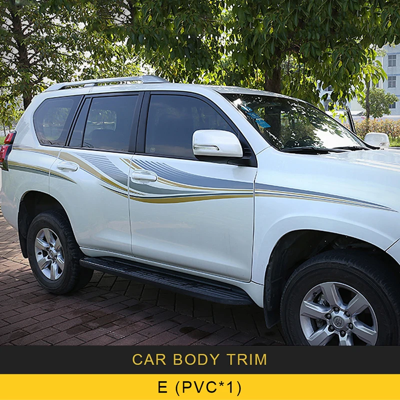 Карманго для Toyota Land Cruiser Prado 150 2010- автомобильный корпус боковая крышка рамка отделка наклейка внешние аксессуары - Название цвета: E X1