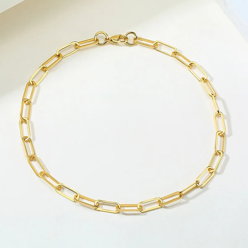 

Модные женские M-образные Полые бусины из нержавеющей стали, золотое ожерелье с кулоном, ювелирные изделия Pulseras