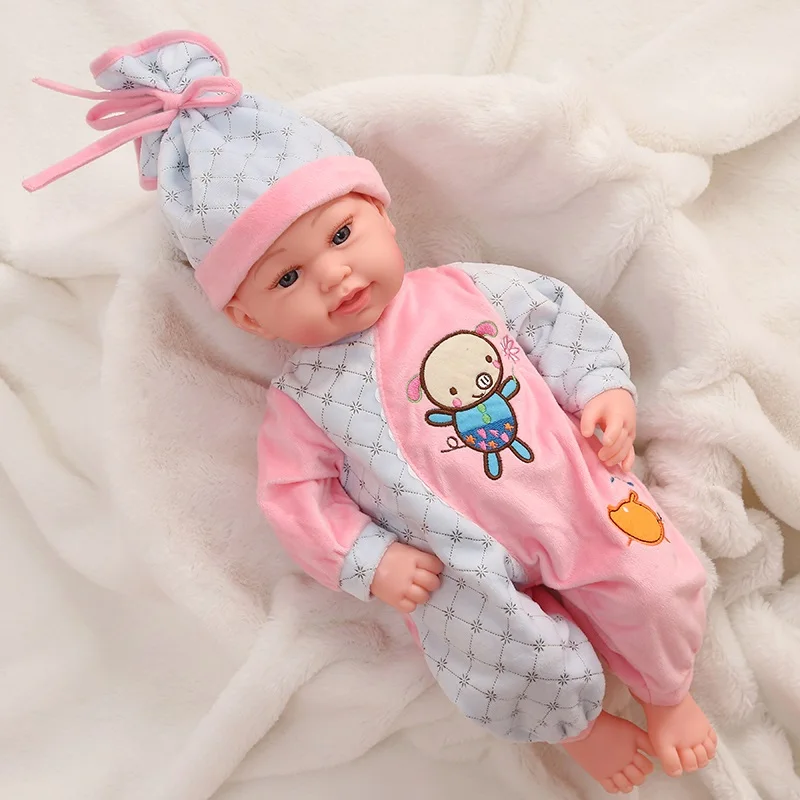 JX-255 45 см ITOUCH функциональные детские куклы, говорящие на папе, маме, смеющиеся плачущие, силиконовые Реборн, Супер реалистичные для малышей, Boneca, подарок игрушки для девочек кукла реборн - Цвет: JX-255