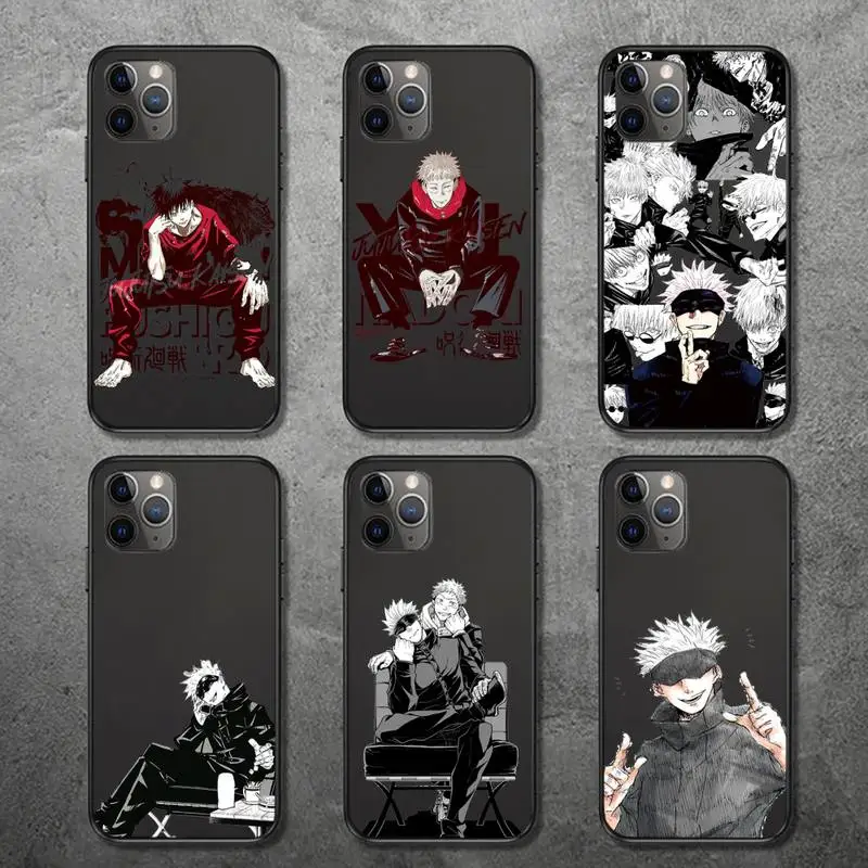 

Jujutsu Kaisen Phone Case for iPhone 12 11 mini pro XS MAX 8 7 6 6S Plus X 5S SE 2020 XR
