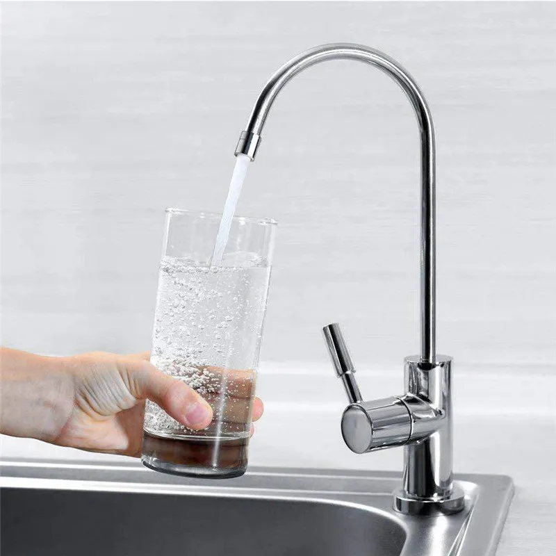 Аэратор для кухонной раковины поворотный кран с большим углом медный 2 функции