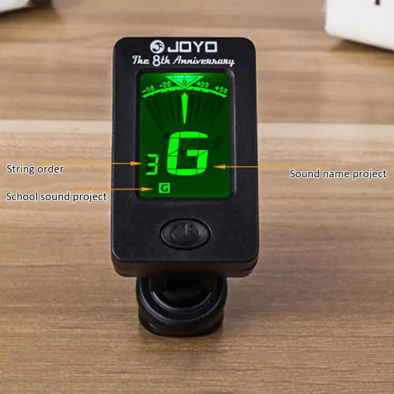 digital clip auf elektrische tuner gitarre bass ukulele violine universal tuner drehbare genaue tuning musical instrument zubehör free global shi