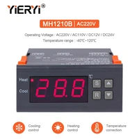 yieryi digital temperature controller 40 to 120 degrees alarm function electronic thermostat with heater and cooler