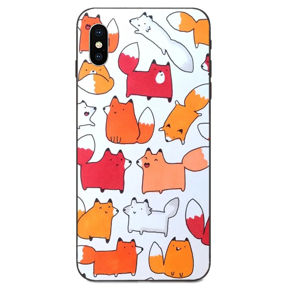 Чехол из ТПУ для мобильного телефона Xiaomi Redmi Note 3 S 4 4A 4X 5 5A 6 6A 7 7A K20 Plus Pro S2 Y2 Y3 Sly Fox Back |
