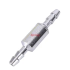 Новинка, 1 шт., Нержавеющаясталь CO2 обратный клапан в одну сторону для аквариума CO2 диффузор регулятор