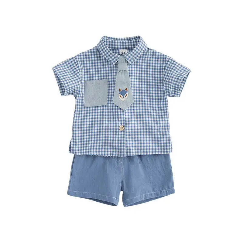 

Spanish Baby Toddler Sets for Little Boys Summer Suits Children's Shorts Baby Girl Outfit Muslin Clothes for Child Boys Clothing