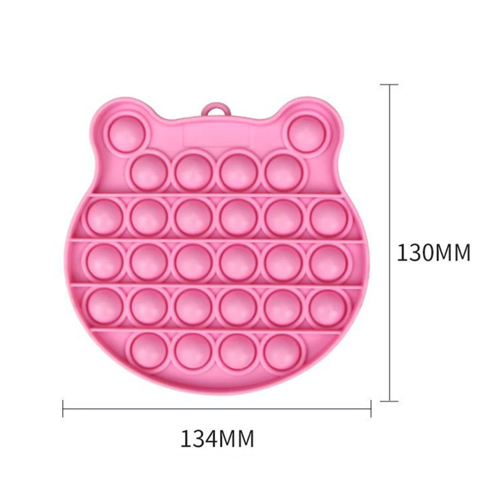 Juguete educativo de burbujas para apretar y aliviar el estr&eacute;s, Peque&ntilde;o Animal, cachorro, b&uacute;ho, tortuga-5