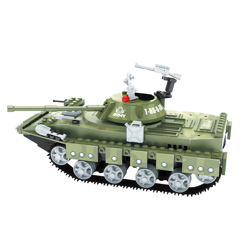 AUSINI конструктор городская модель военного танка игрушки для мальчиков