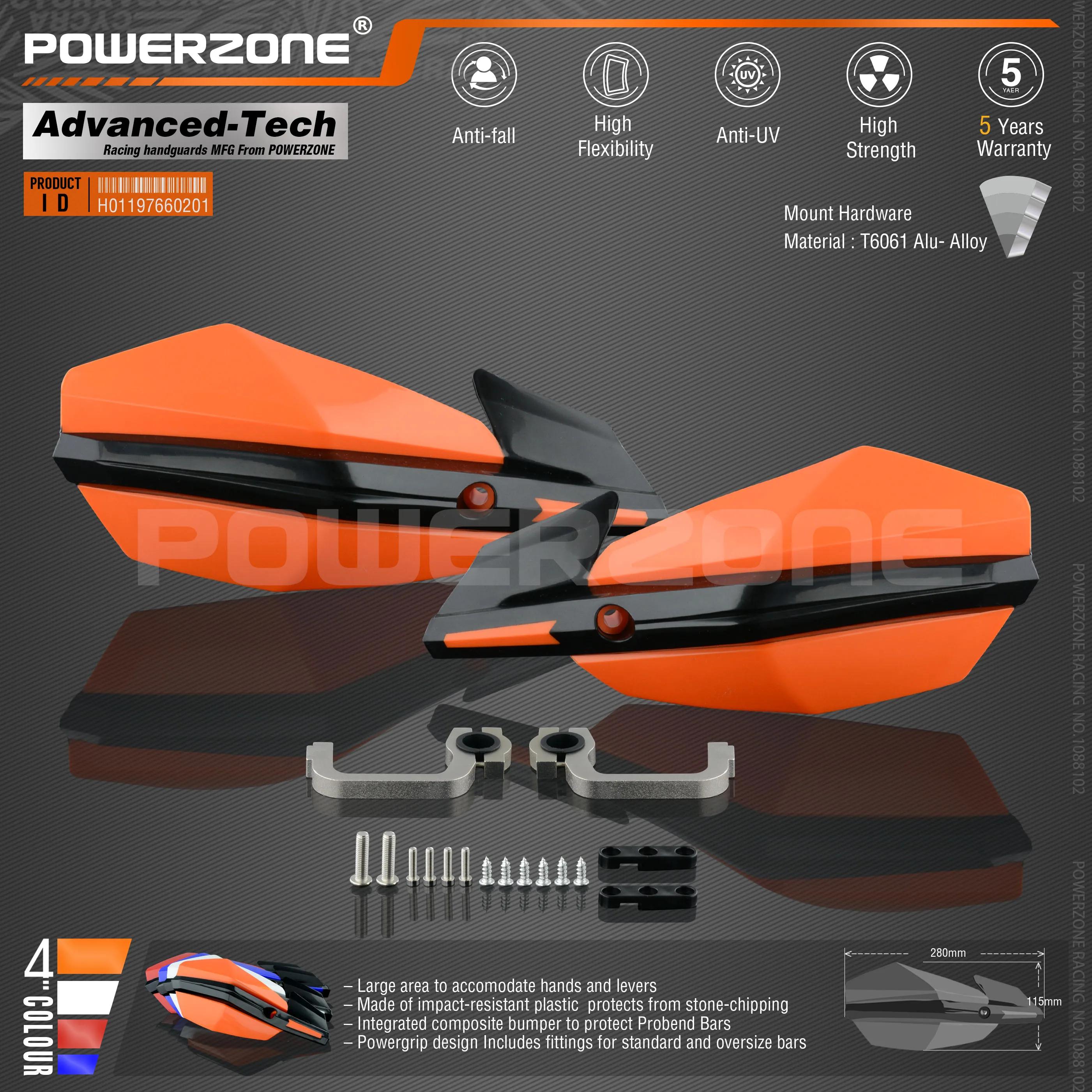 Powerzone ручные охранники для Honda KTM ADV EXC EnduroHusqvarna TE CRF WRF DRZ KLX мотоцикла квадроцикла |