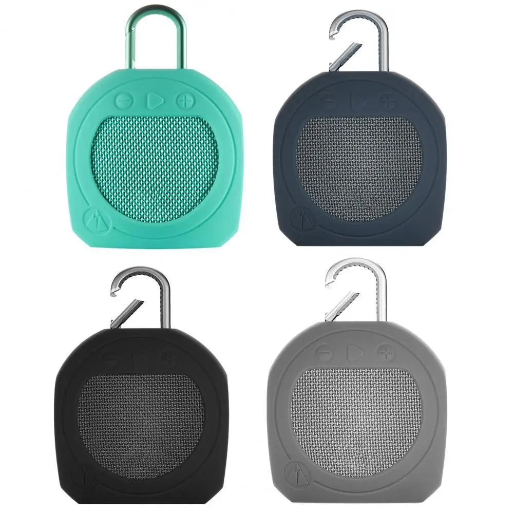 

Speaker Protector Lock-shaped Anti-falling Silicone Dedicated Audio Protective Decoration Cover for JBL CLIP3 Audio Accessories