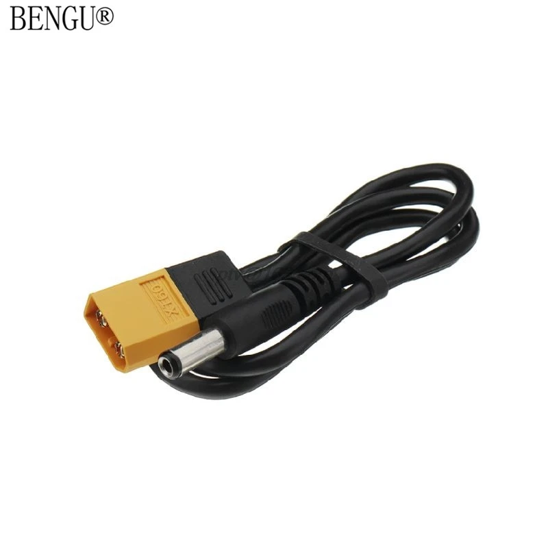 XT60 Male Bullet Connector To DC DC5525 Power Cable 5.5x2.5mm Adaptor For TS100 Electronic Soldering Iron | Инструменты