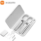 Набор кусачек для ногтей Xiaomi Mijia Mi 5 шт., набор для маникюра из нержавеющей стали Xiomi, ножницы для ногтей, ножницы для ногтей, ногтевой инструмент для ногтей Xaomi, новинка