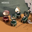 Новая мини-коробка для колец в стиле ретро, Высококачественная женская свадебная церемония, ювелирные изделия с фотографией, реквизит для ювелирных изделий, шкатулка для ювелирных изделий