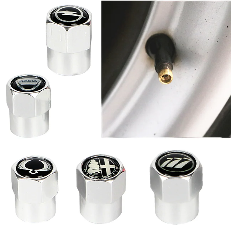 4 шт. Новые Металлические колпачки клапанов колёс для AUDI BMW VW Opel марки Fiat Mazda Ford