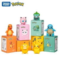 genuine pokemon 6 models pikachu charmander psyduck squirtle jigglypuff bulbasaur anime figures toys dolls kids gift with box
