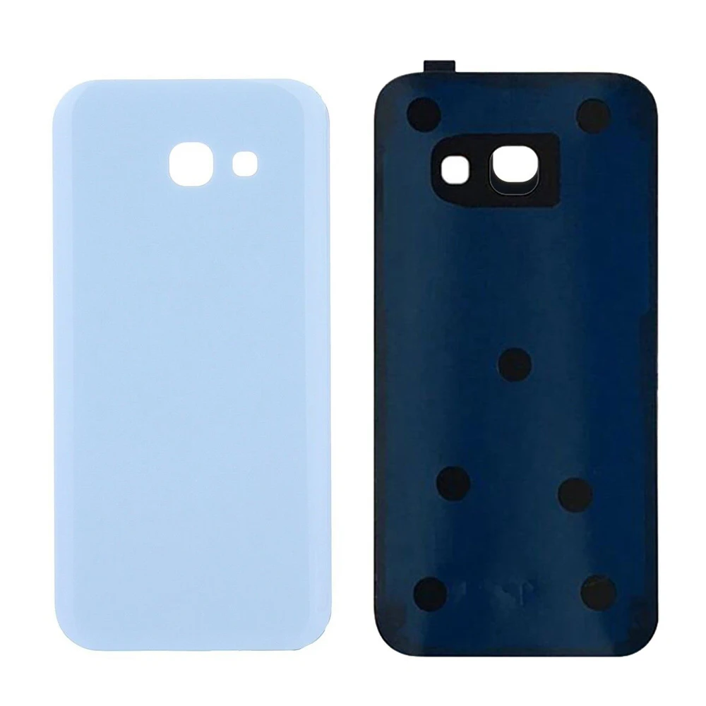 50 шт. для samsung Galaxy A3 A320 A5 A520 A7 A720 2017 Крышка батареи Задняя стеклянная дверь Корпус