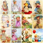 Полноразмерная Алмазная картина с изображением девушки мальчика пар вышивка крестом Алмазная Вышивка Портрет искусственное украшение для дома