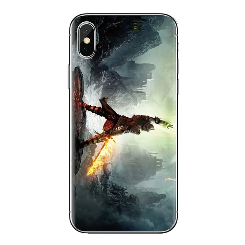 Силиконовый чехол для телефона Dragon Age Inquisition Game Illust iPod Touch Apple iPhone 4 4s 5 5S SE 5C 6 6S 7 8 X XR XS
