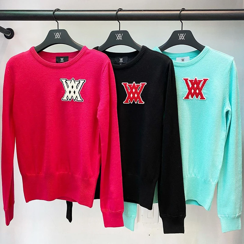 

Golf sweater women round collar new velvet women's sweater W121012