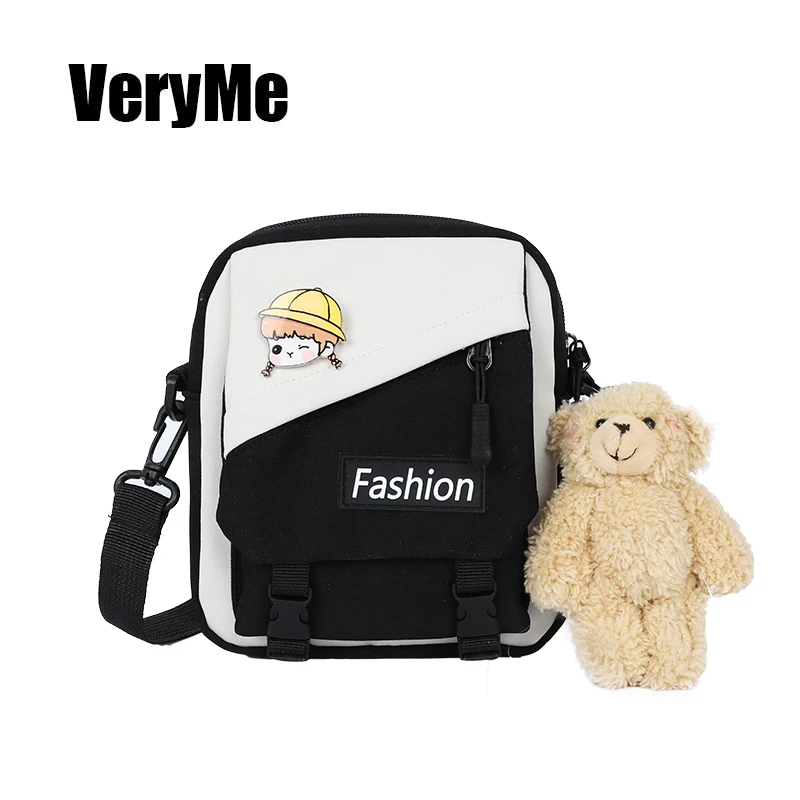 

VeryMe Phone Simple Small Crossbody Pack Mini Women's Bag Canvas Handbags For Female 2020 Shoulder Bags Sac A Main Femme Bolsas