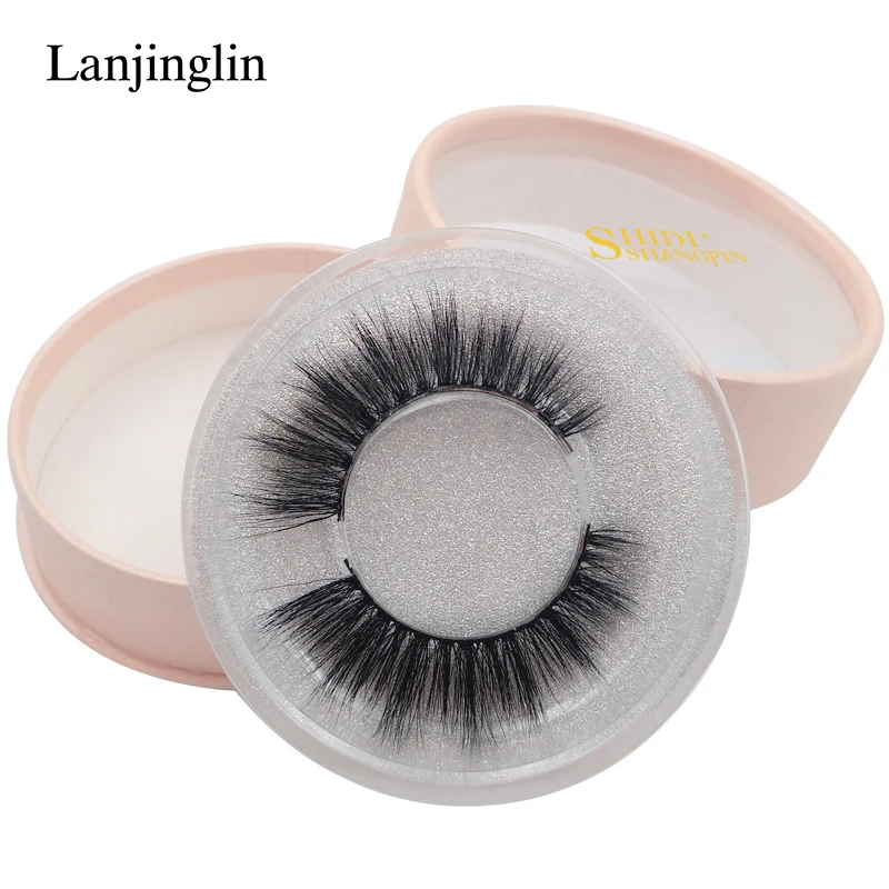 Норковые ресницы LANJINGLIN 1 пара 3D норковые натуральные накладные для наращивания