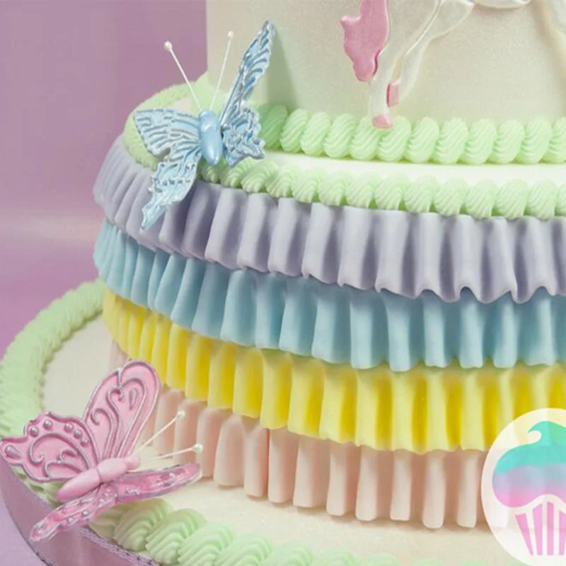 

Sugar Cake Baking Liquid Silicone Mold Polish Strip Molding Mold D016