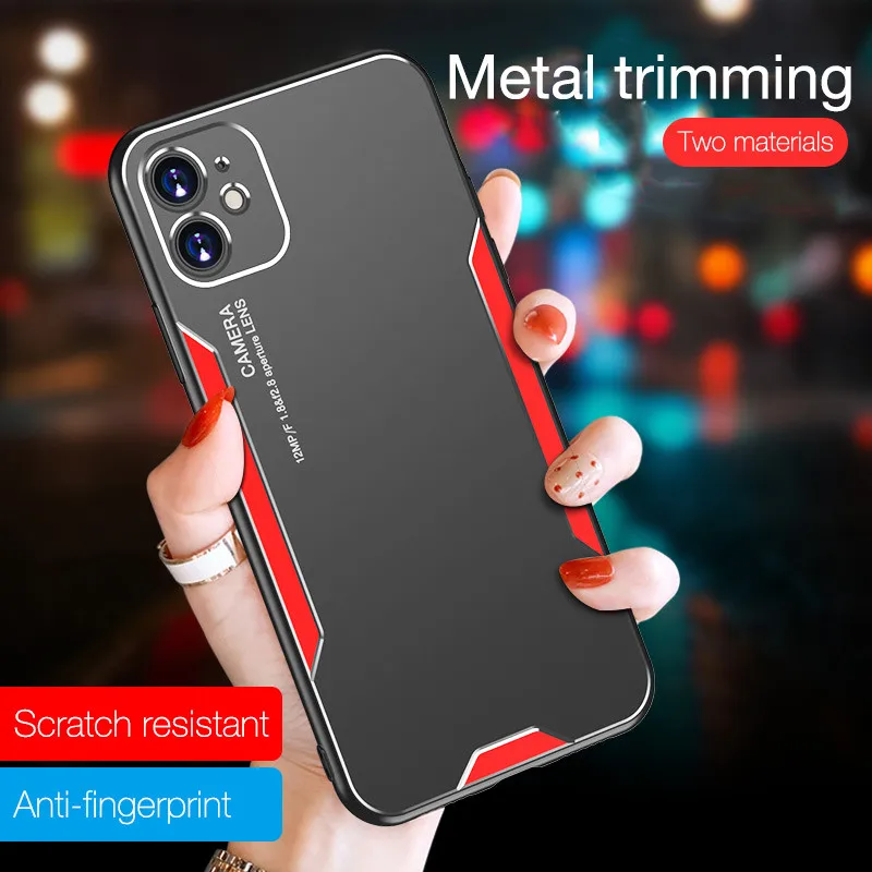 Гибридный армейский металлический чехол для телефона Samsung Galaxy S8 S9 S10 Plus S21 S20