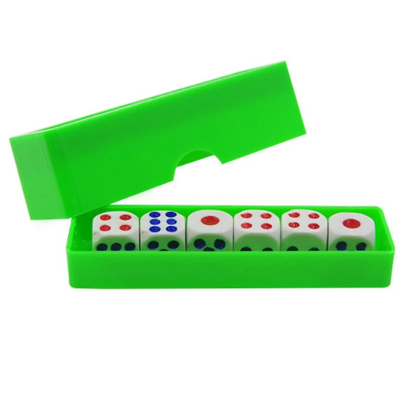 Предсказание кубики Волшебные трюки шесть Die Flash изменение крупным планом