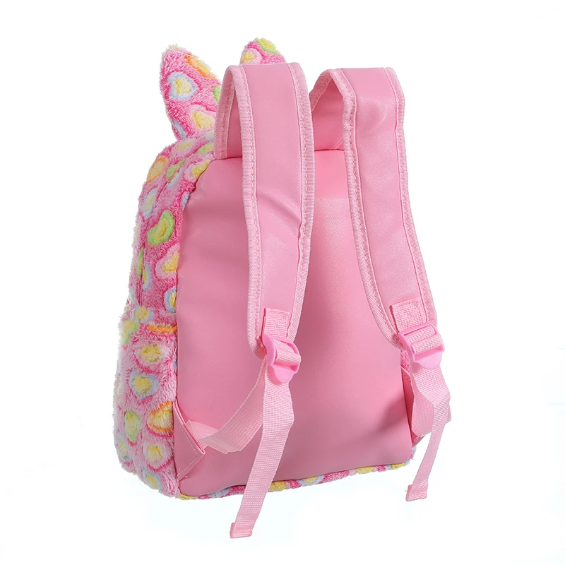 plush cat  bag cartoon schoolbags for girls small kid backpack  school doll bags soft kindergarten cute children bag polyester