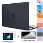 Новый чехол для ноутбука Apple Macbook M1 Chip Air Pro Retina 16 15 дюймов Сумка для ноутбука 2020 Touch Bar ID Air Pro 13,3 матовый кристаллический чехол