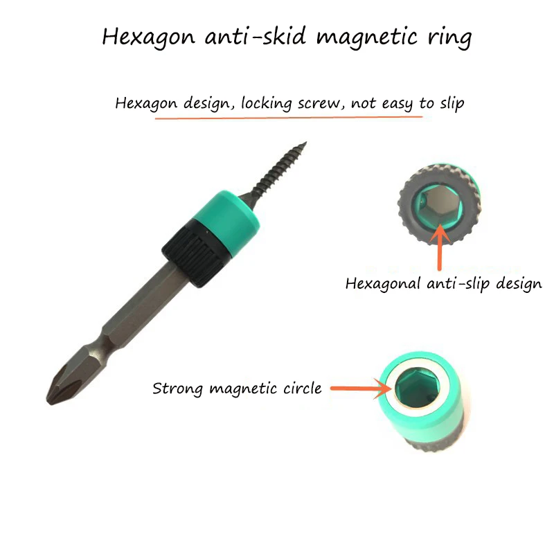 

Inner Hexagonal Magnetic Coil Bit Magnetizing Coil Screwdriver Head and Magnetic Positioner Magnetic Coil