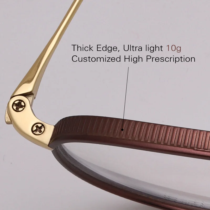 Очки-авиаторы из чистого титана 100% года суперлегкие оправы для очков по рецепту