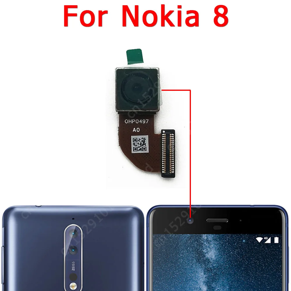 

Original Front Camera For Nokia 8 Frontal Selfie Small Camera Module Mobile Phone Accessories Replacement Repair Spare Parts