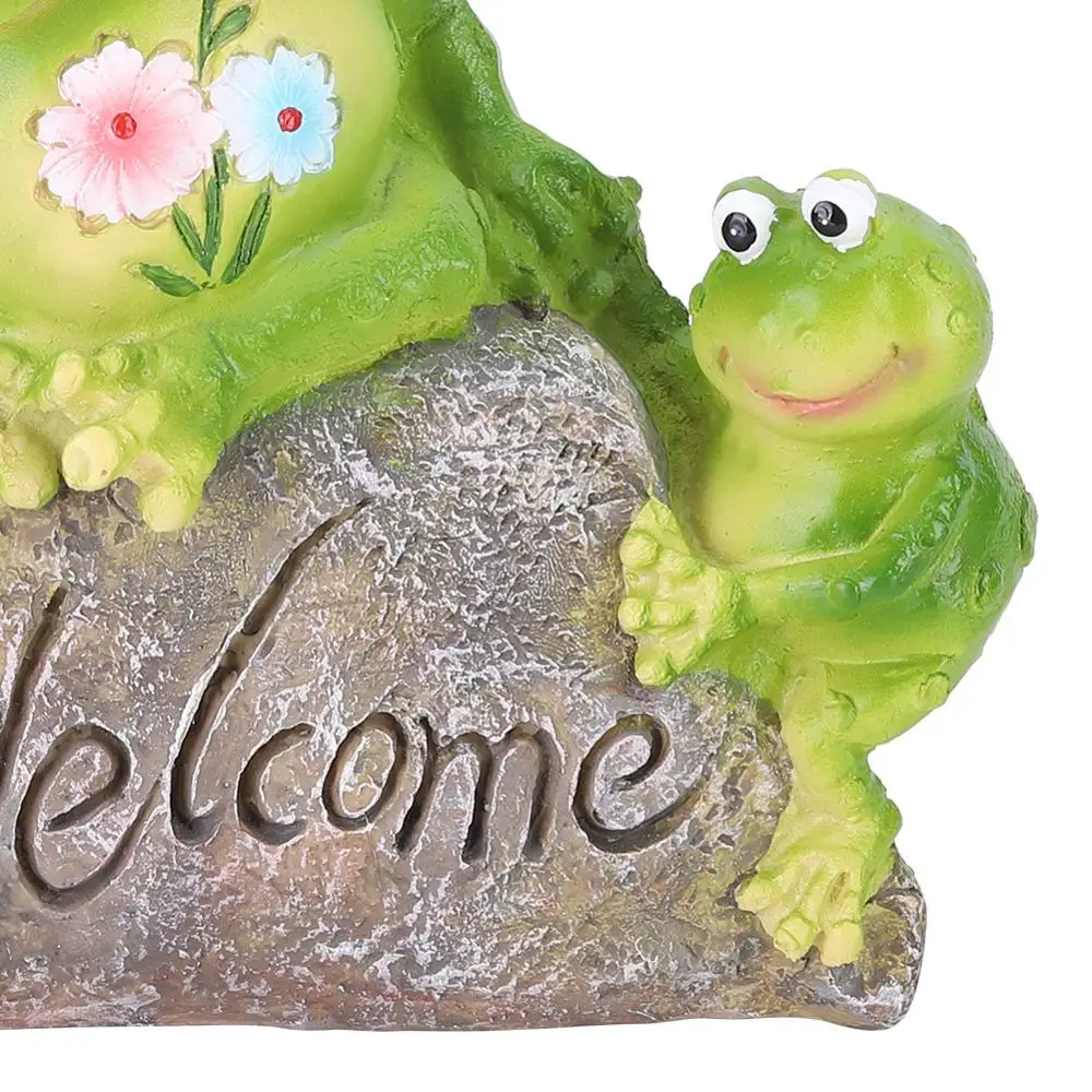 2 шт. Прекрасная лягушка ремесло миниатюрная искусственная амималь модель