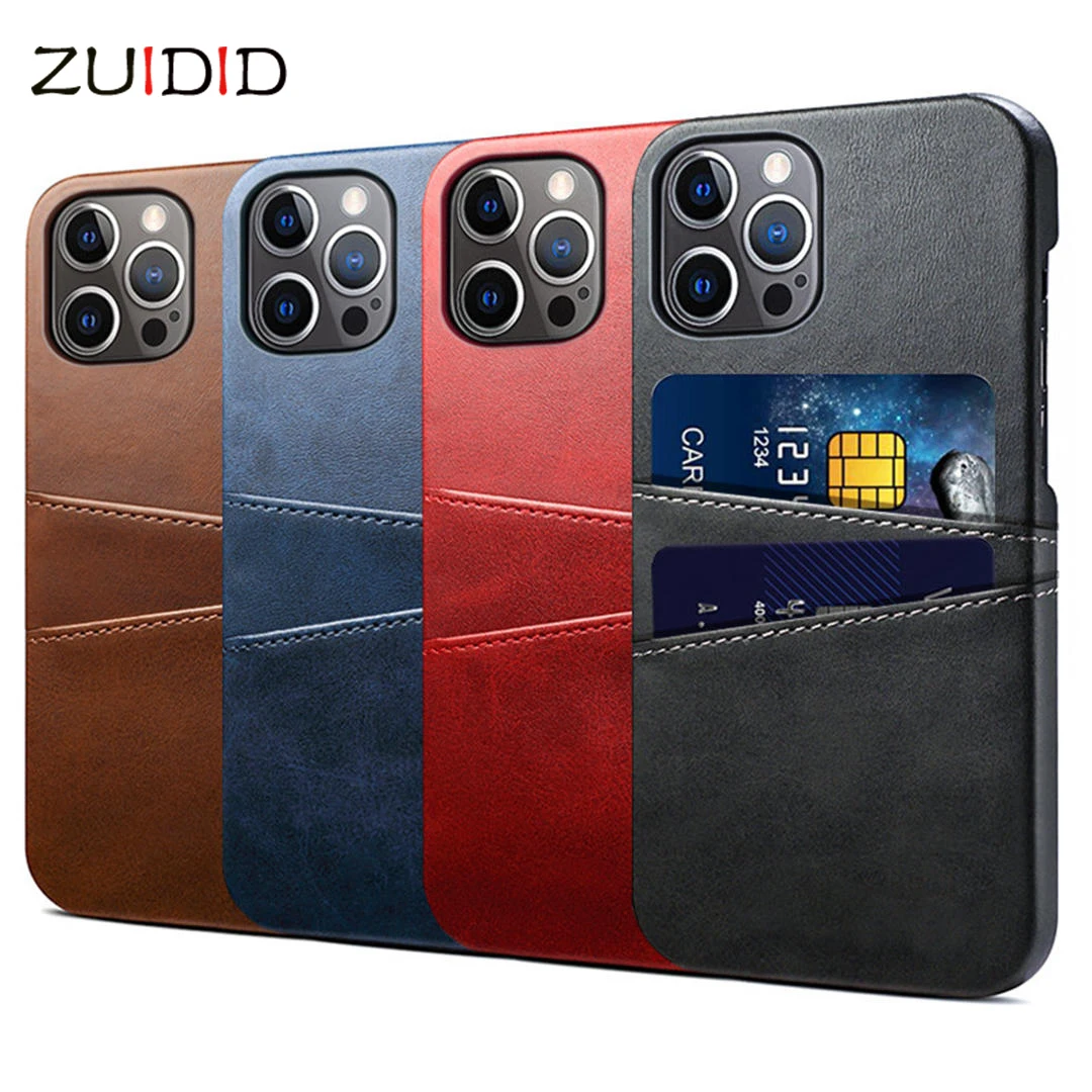 Кожаный чехол для телефона из искусственной кожи iPhone 12 Pro MAX ультра тонкий кошелек